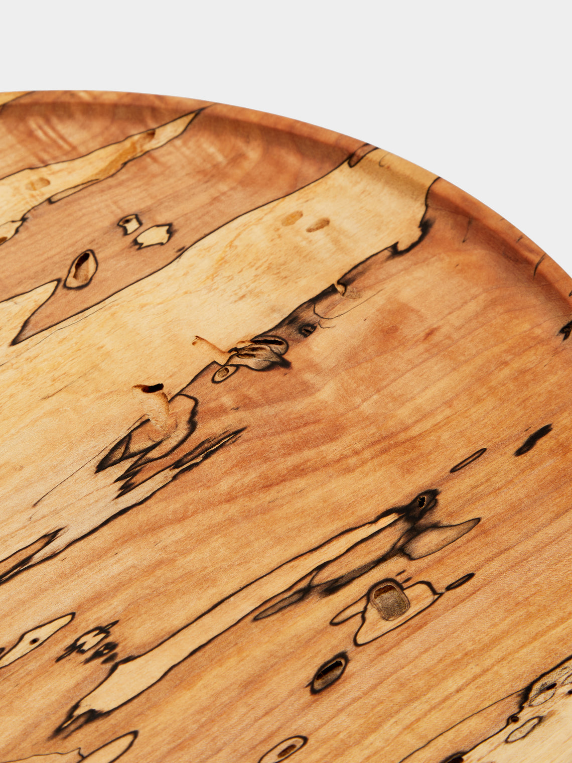 Iida Woodturning - Hand-Turned Wood Tray -  - ABASK
