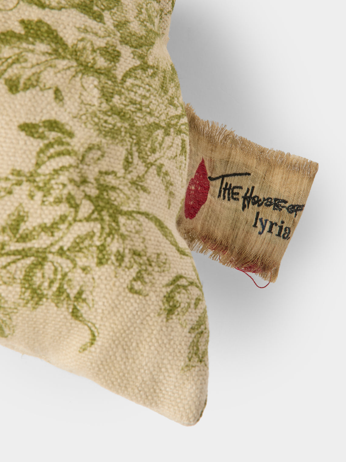 The House of Lyria - Linen Cushion (17.5in/45cm) - Cream - ABASK