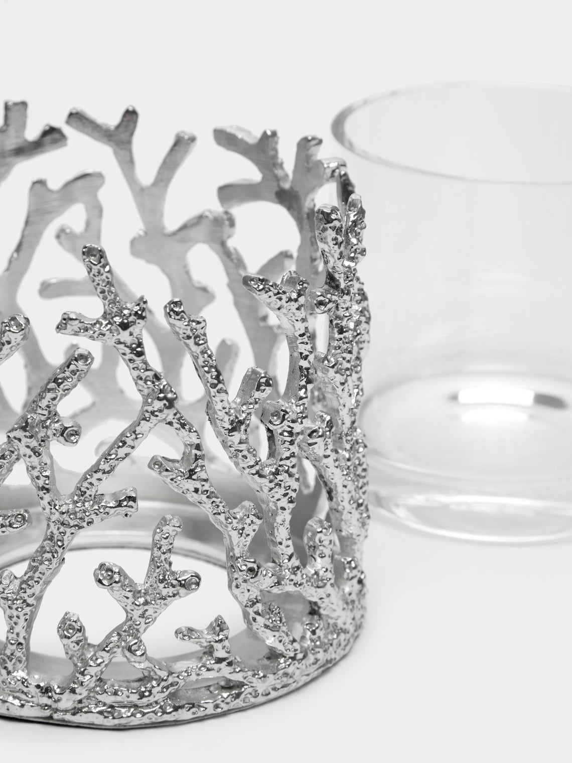 Objet Luxe - Silver-Plated Tealight Holder -  - ABASK