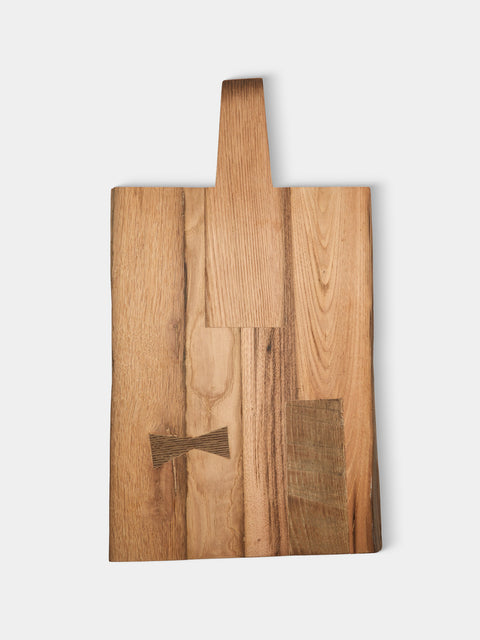 Art Brugi - Hand-Carved Antique Chestnut Serving Board - Brown - ABASK - 