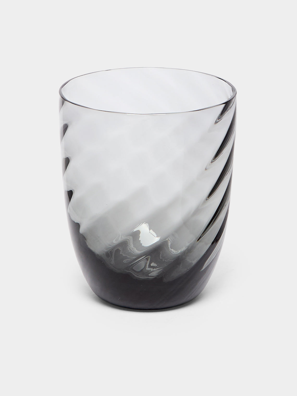 NasonMoretti - Idra Hand-Blown Murano Glass Tumblers (Set of 6) - Gray - ABASK