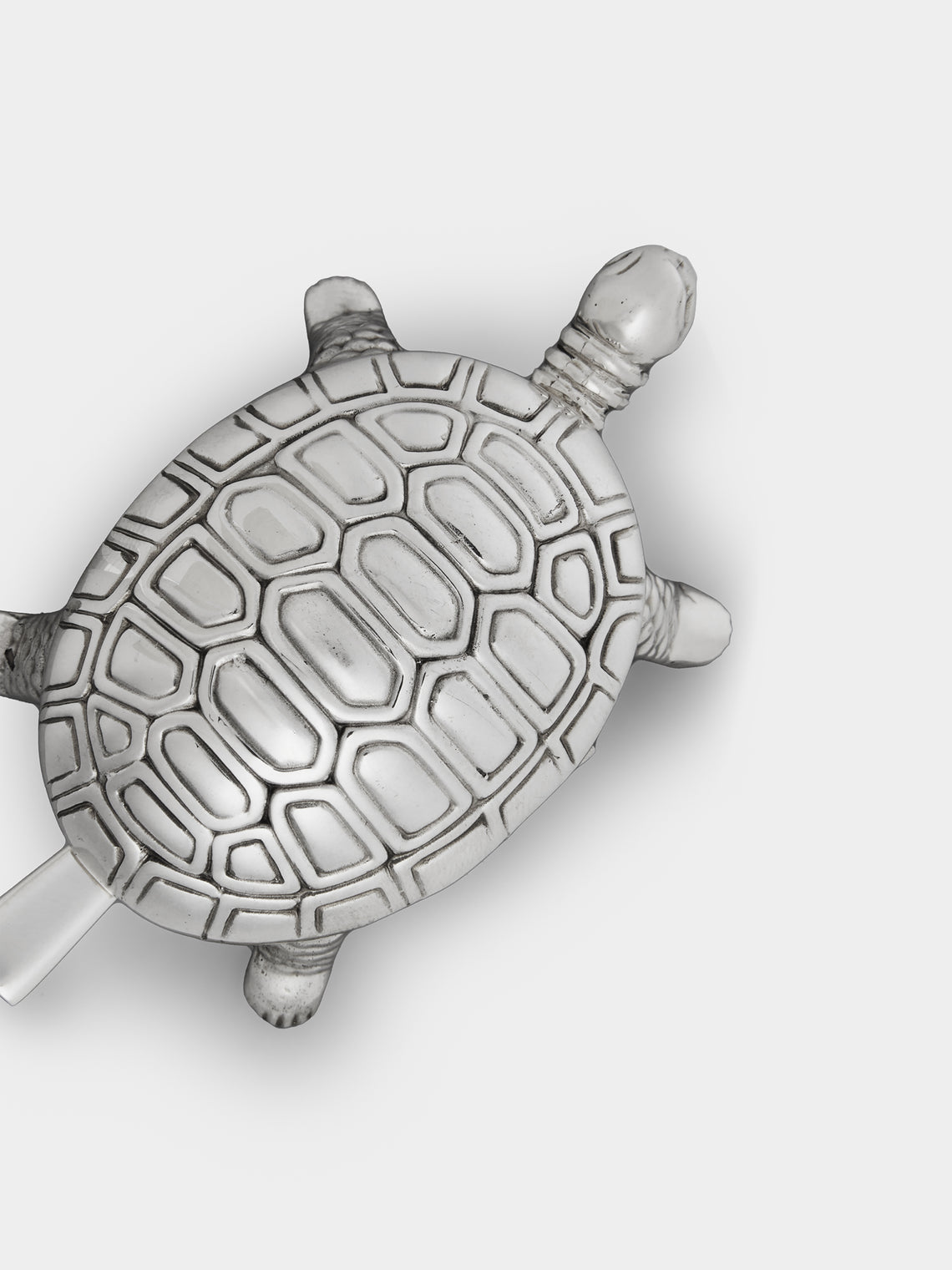Jarosinski & Vaugoin - Turtle Sterling Silver and Gold Vermeil Salt Cellar with Spoon -  - ABASK