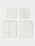 Volga Linen - Hem-Stitch Linen Super King-Size Bedding Collection -  - ABASK - 