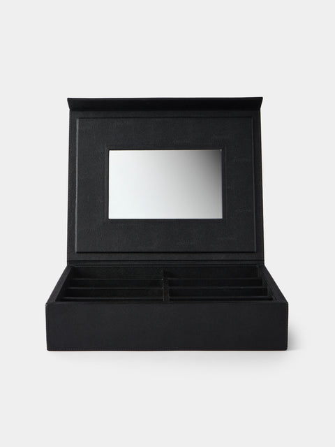 Giobagnara - Leather Glasses Box - Black - ABASK - 
