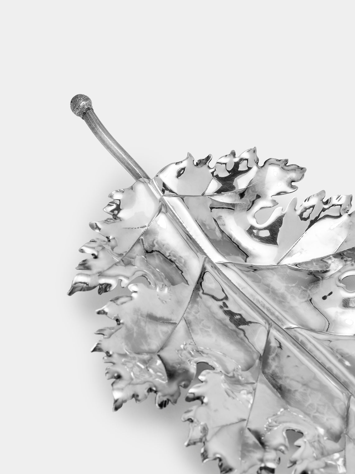Antique and Vintage - 1970s Buccellati Solid Silver Leaf - Silver - ABASK