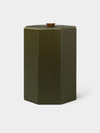 Rabitti 1969 - Coste Leather Wastepaper Bin - Green - ABASK - 