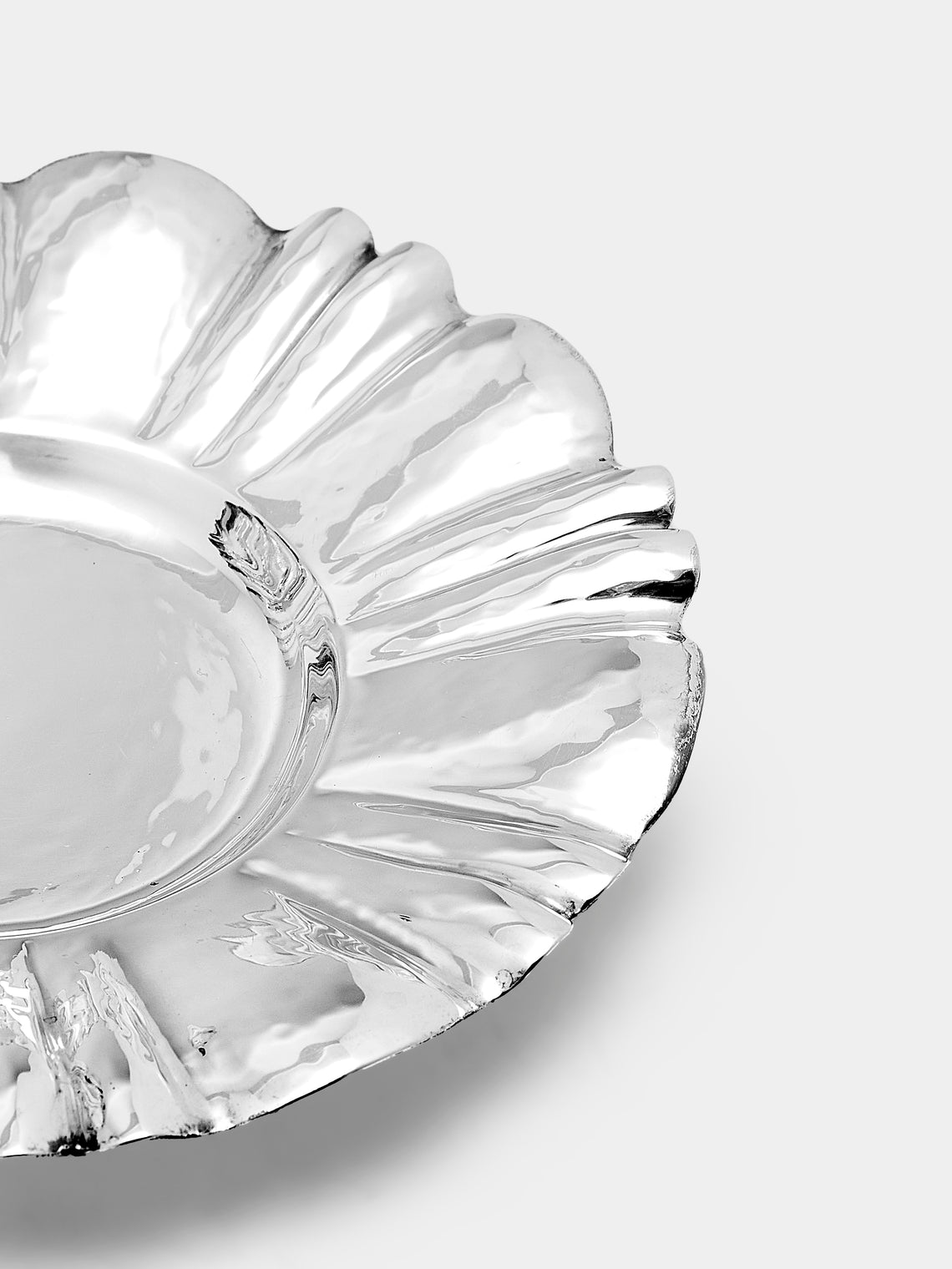 Antique and Vintage - 1930s Solid Silver Milanese Dessert Bowls and Saucers (Set of 12) - Silver - ABASK
