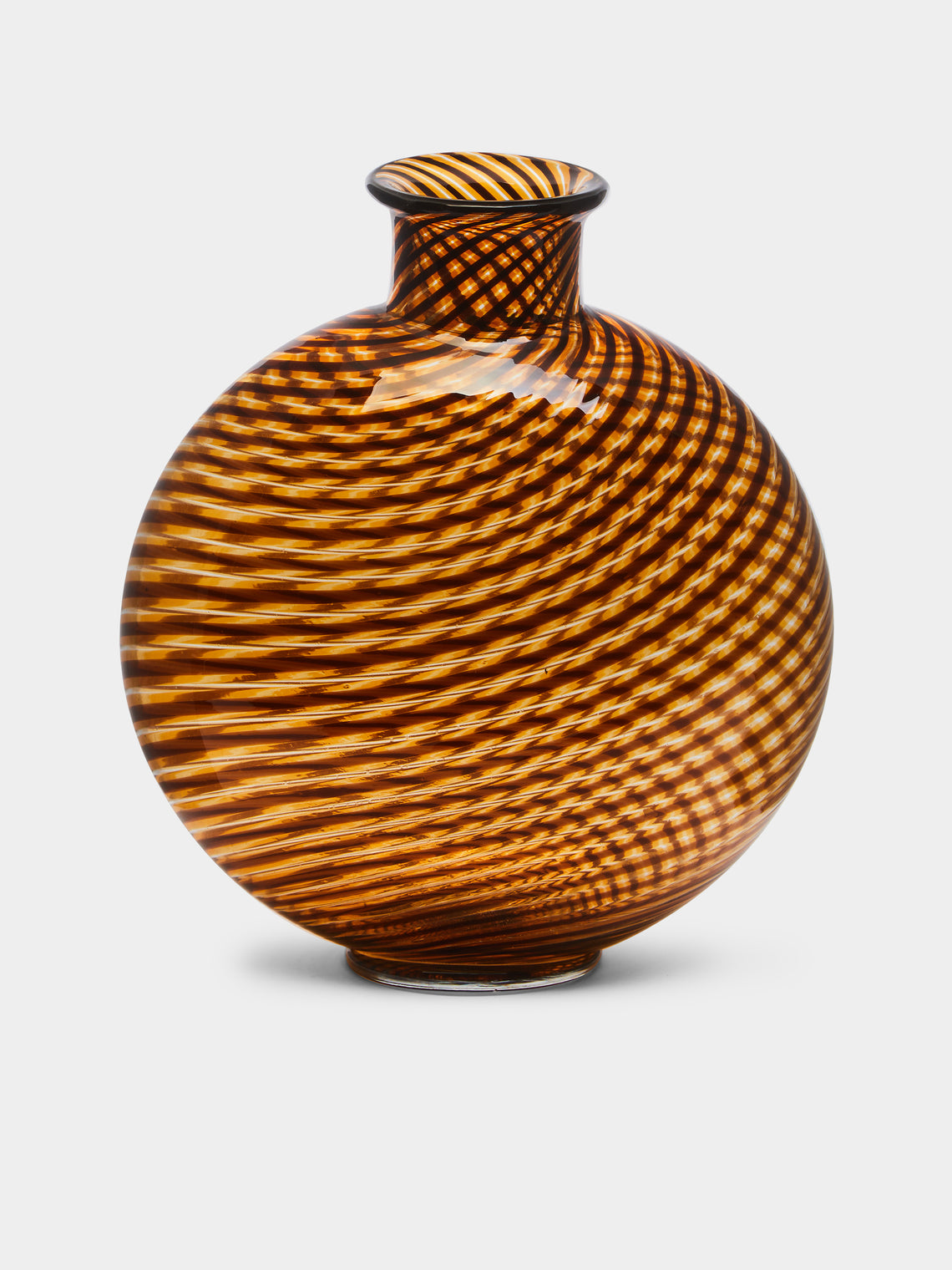 Antique and Vintage - 1960s Ercole Barovier Spira Murano Glass Vase -  - ABASK - 
