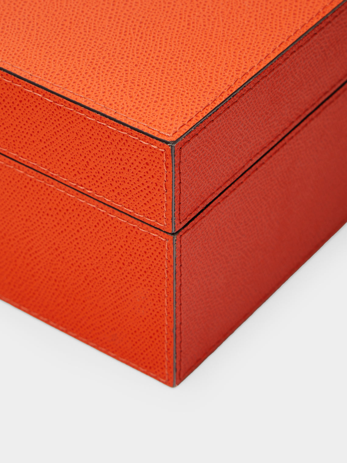 Giobagnara - Leather Jewelry Box - Orange - ABASK