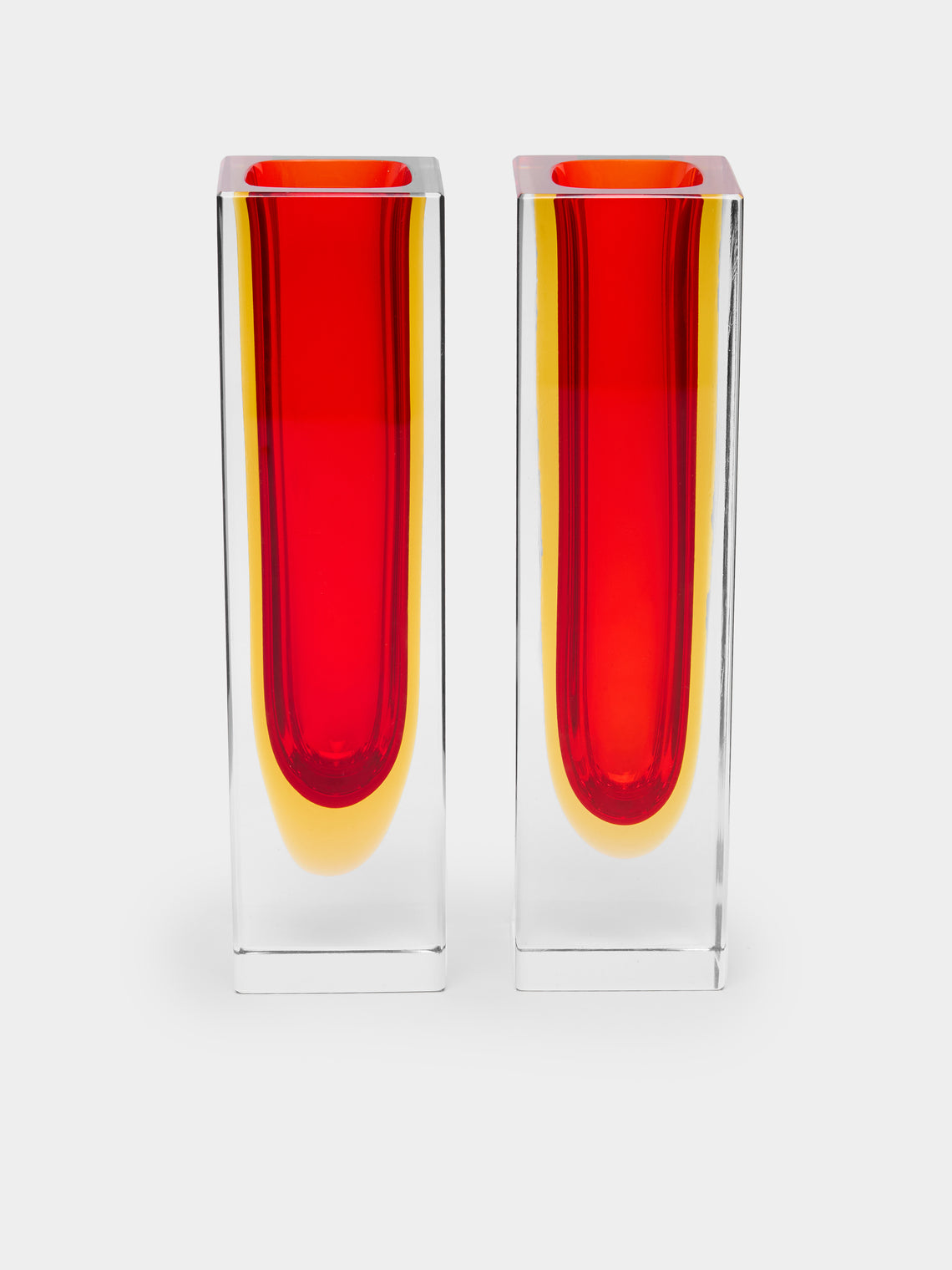 Antique and Vintage - 1970s Sommerso Murano Glass Bud Vases (Set of 2) -  - ABASK - 