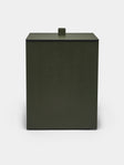 Giobagnara - Walter Leather Wastepaper Bin - Green - ABASK - 