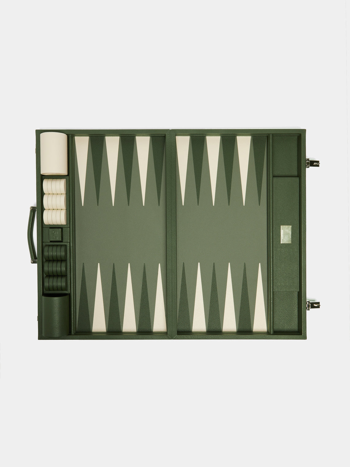 Linley - Mayfair Leather Backgammon Set -  - ABASK