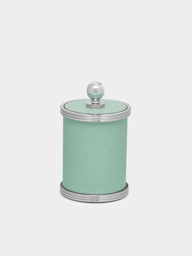 Giobagnara - Amalfi Leather Small Box - Light green - ABASK - 
