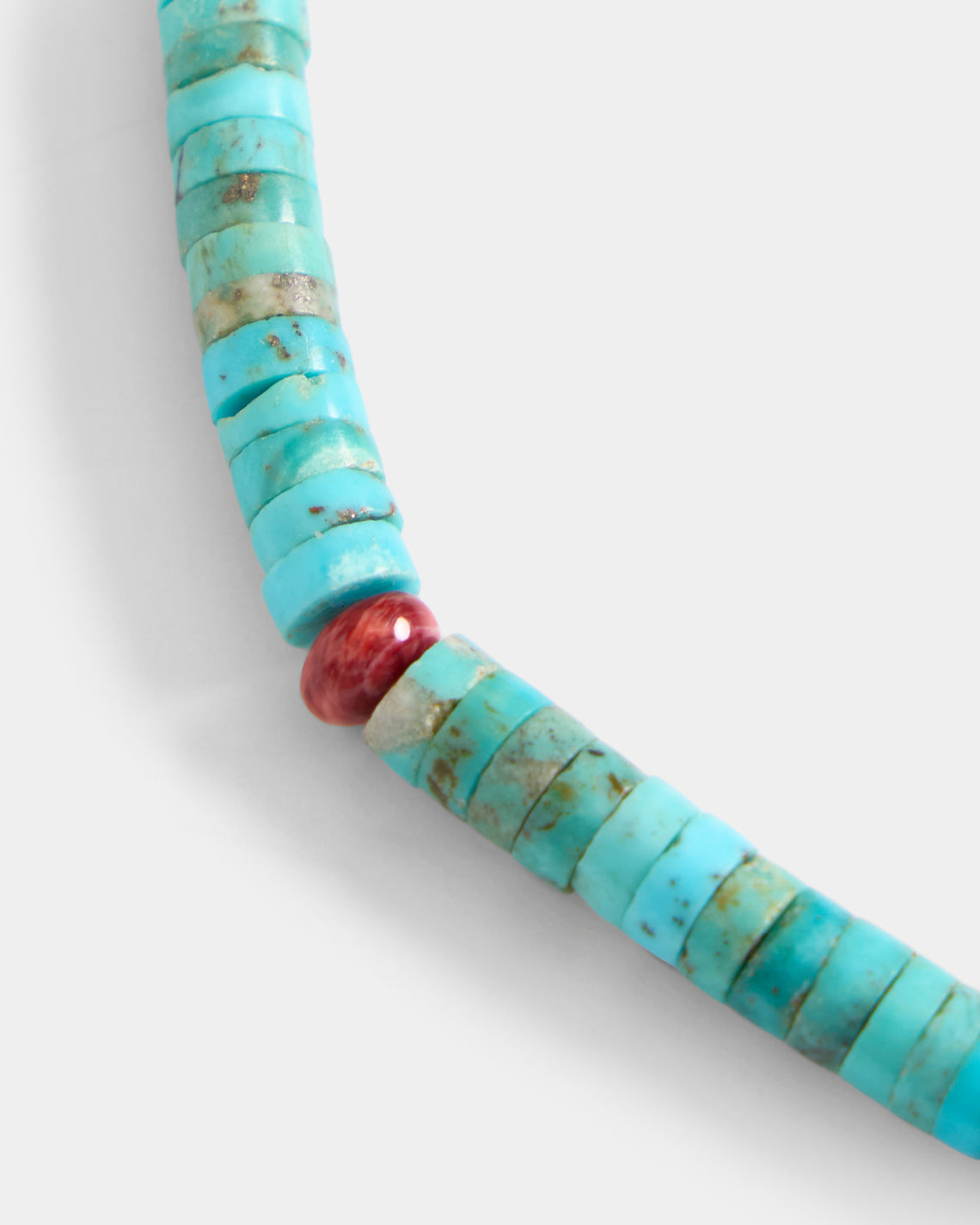 Mahnaz Collection - Women's Vintage Charlene Reano Double-Sided Mosaic Inlay Shell Necklace - Multiple - ABASK