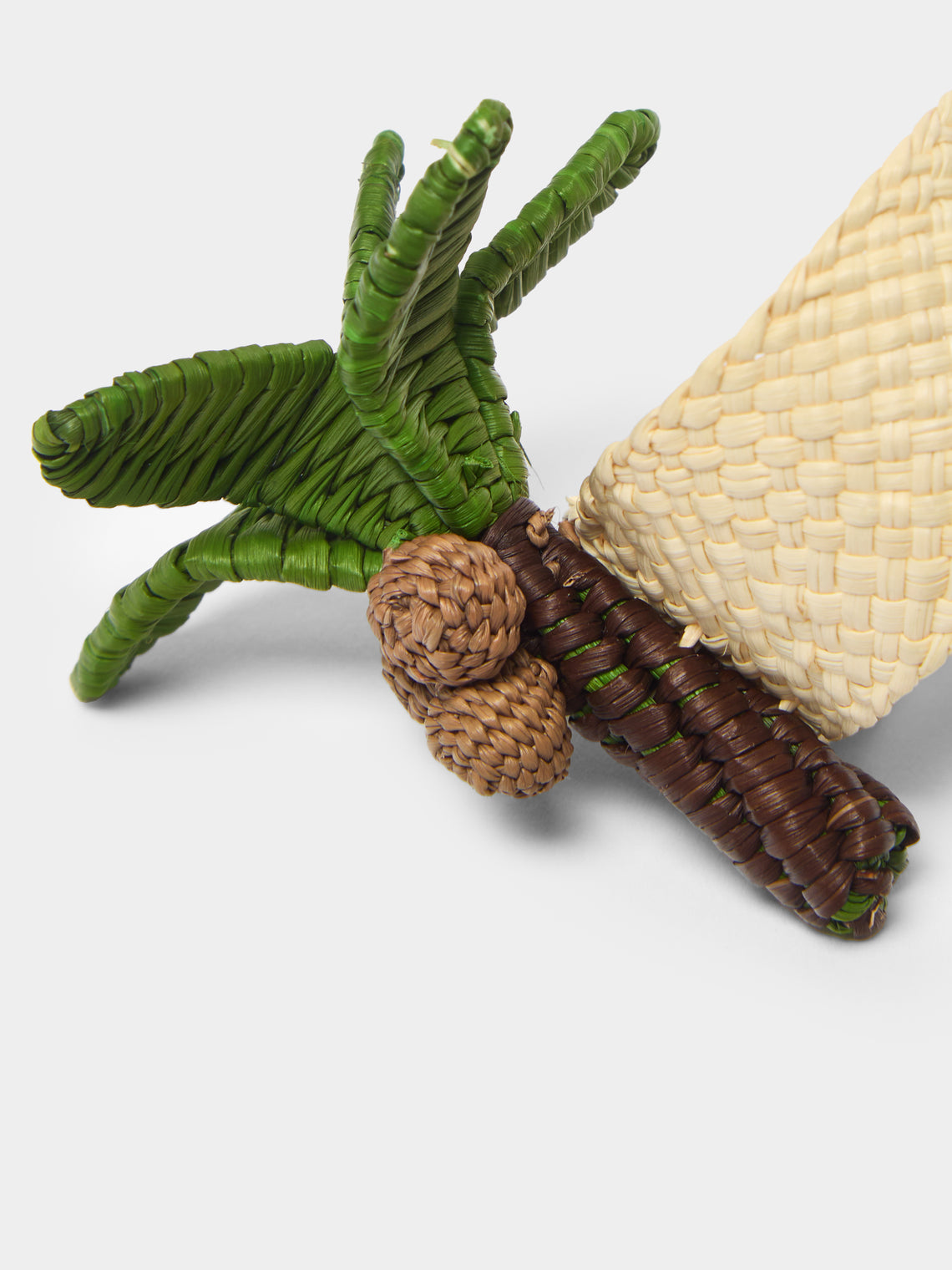 Coro Cora - Palm Tree Handwoven Iraca Palm Napkin Rings (Set of 4) -  - ABASK