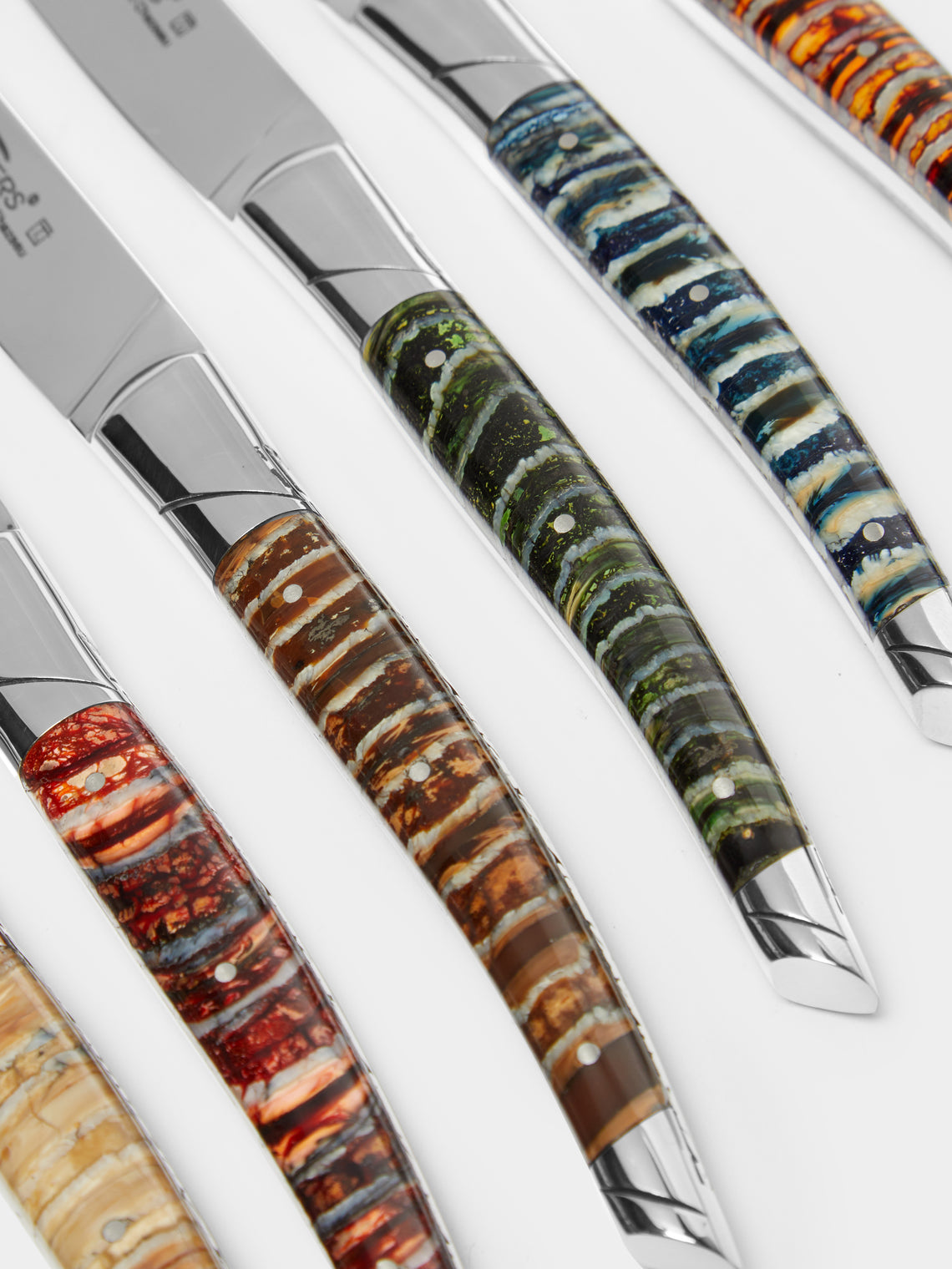 Goyon-Chazeau - Le Thiers Prestige Woolly Mammoth Steak Knives (Set of 6) -  - ABASK