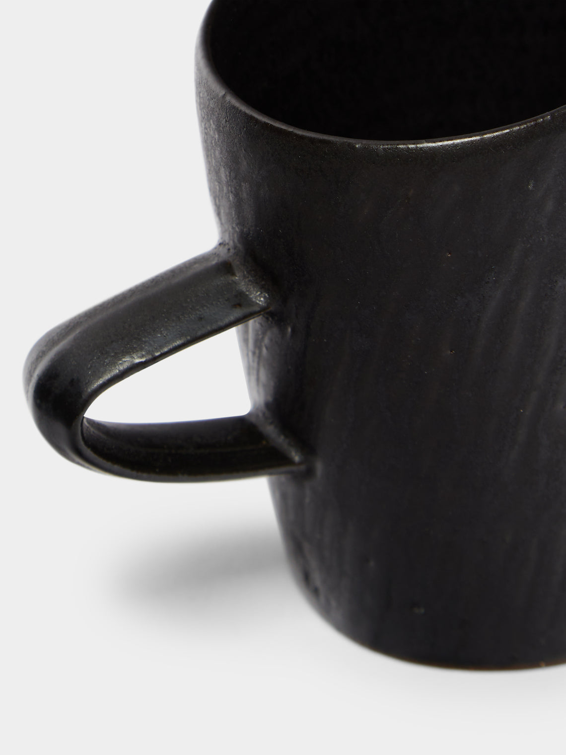Lee Song-am - Black Clay Medium Mugs (Set of 4) -  - ABASK