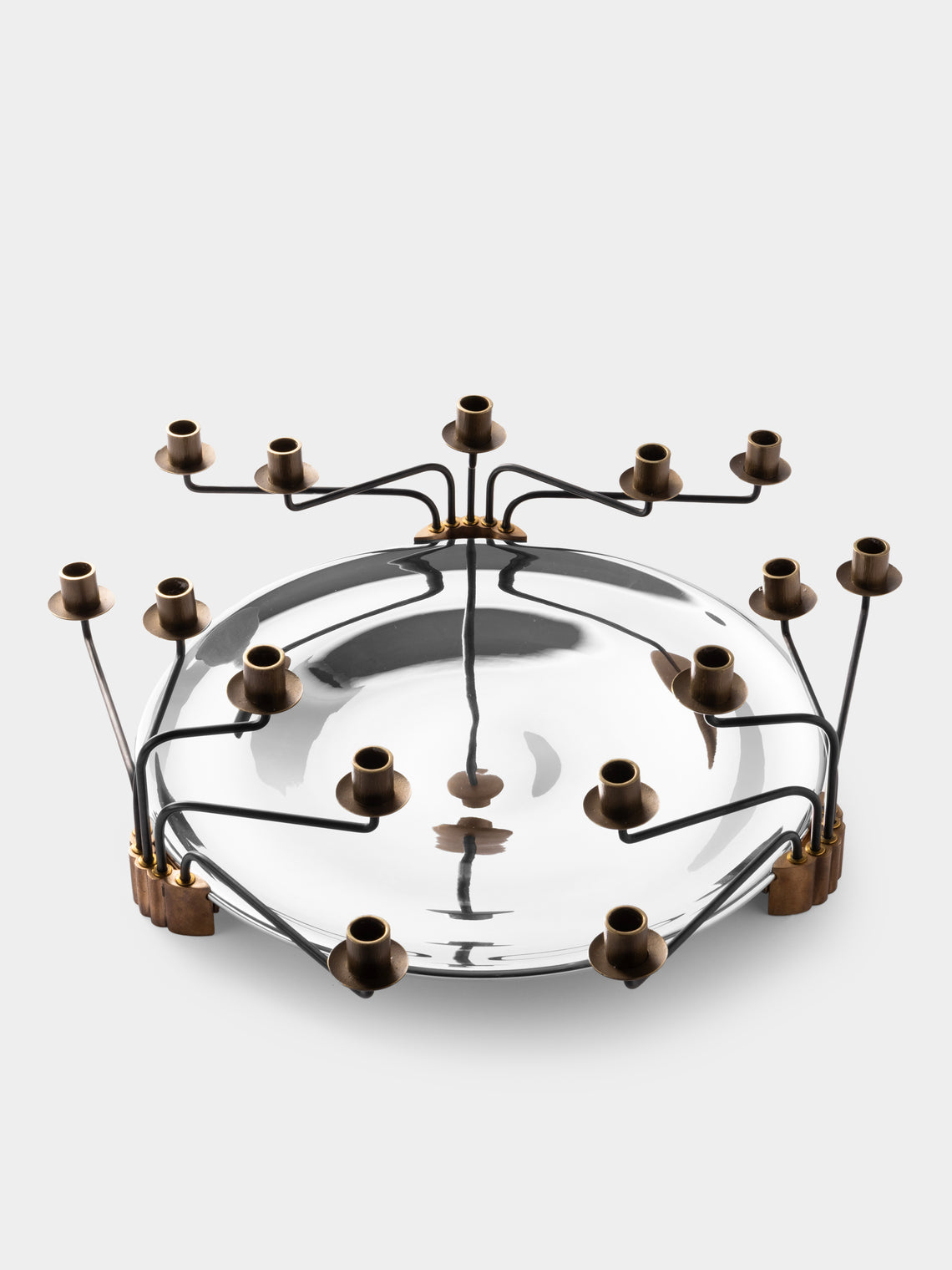 San Lorenzo - 1992 Afra and Tobia Scarpa No. 69 Pure Silver Candelabra - Silver - ABASK