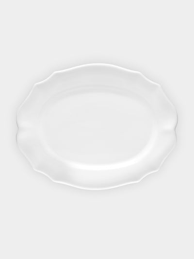 Bourg Joly Malicorne - Festons Ceramic Oval Serving Dish -  - ABASK - 