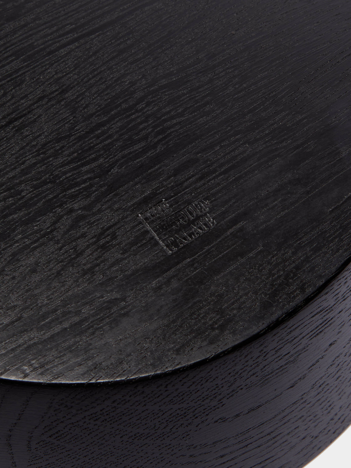 The Wooden Palate - Ebonised Oak Large Oval Bowl -  - ABASK