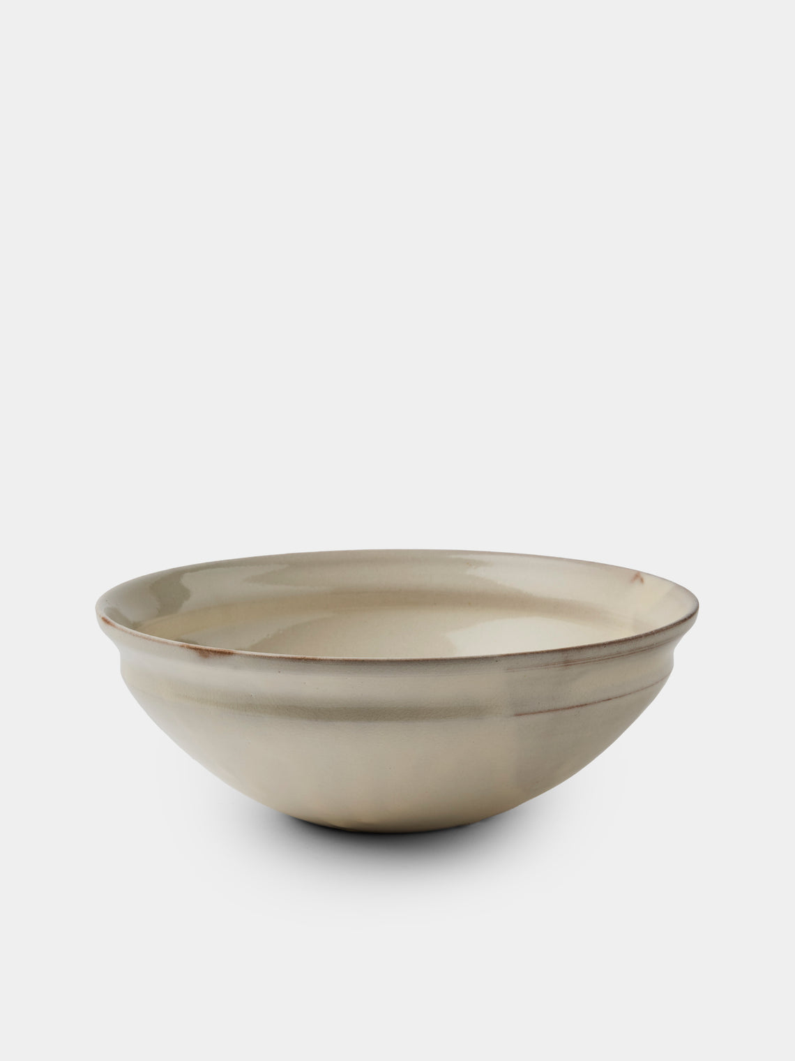 Fuminari Araga - Kohiki Slipware Shallow Bowls – 8in/21cm (Set of 4) - White - ABASK - 