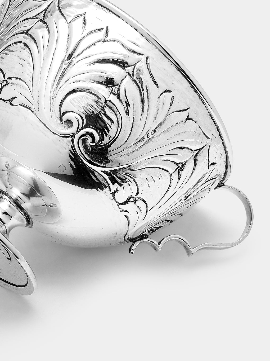 Antique and Vintage - 1950s Pradella Ilario Solid Silver Footed Bowl - Silver - ABASK