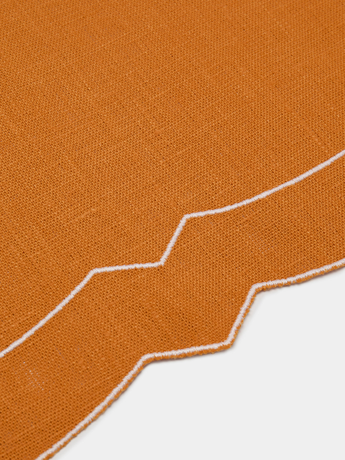 La Gallina Matta - Parentesi Linen Napkins (Set of 4) - Brown - ABASK