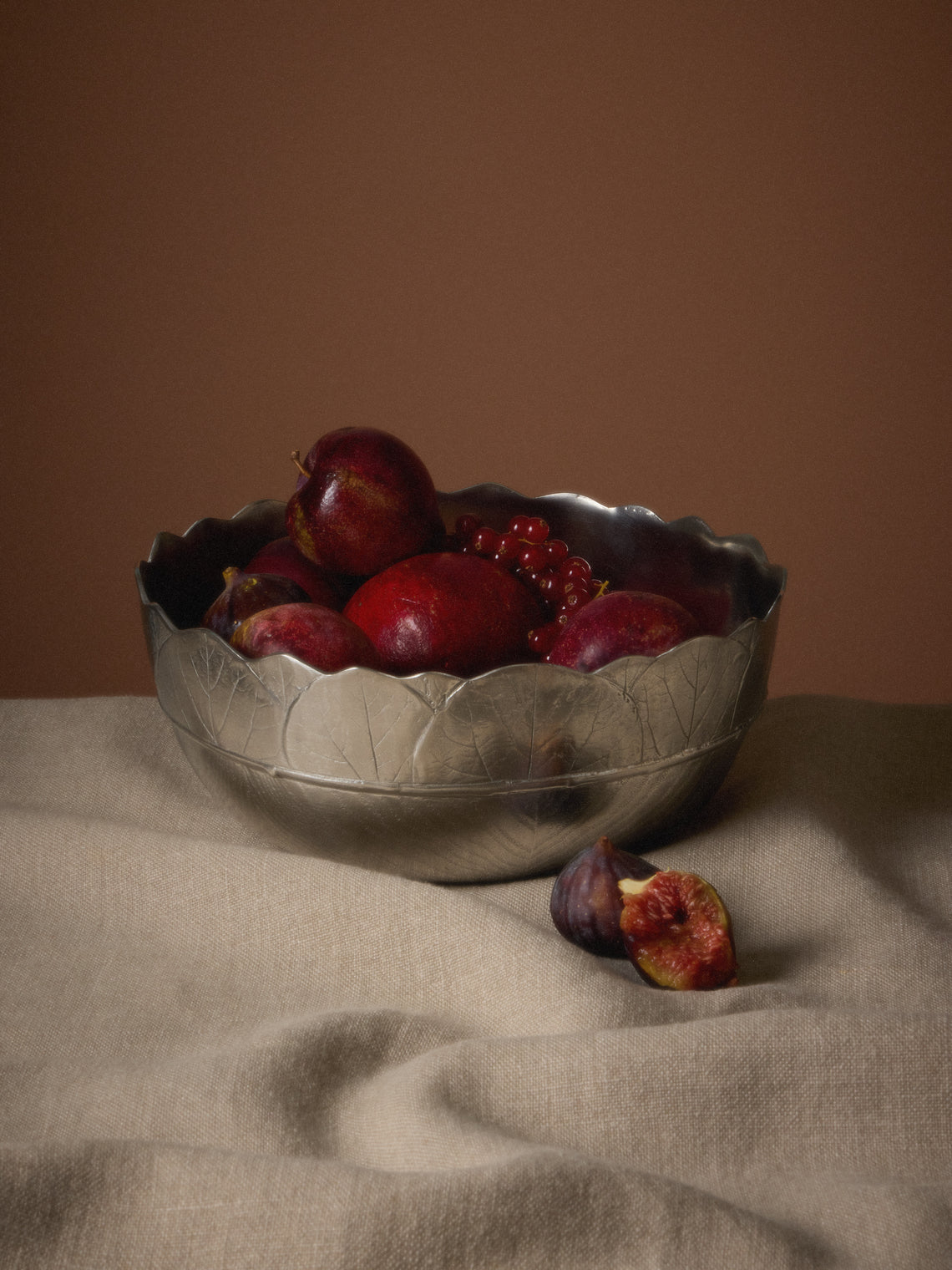 Cosi Tabellini - Natura Pewter Salad Bowl - Silver - ABASK