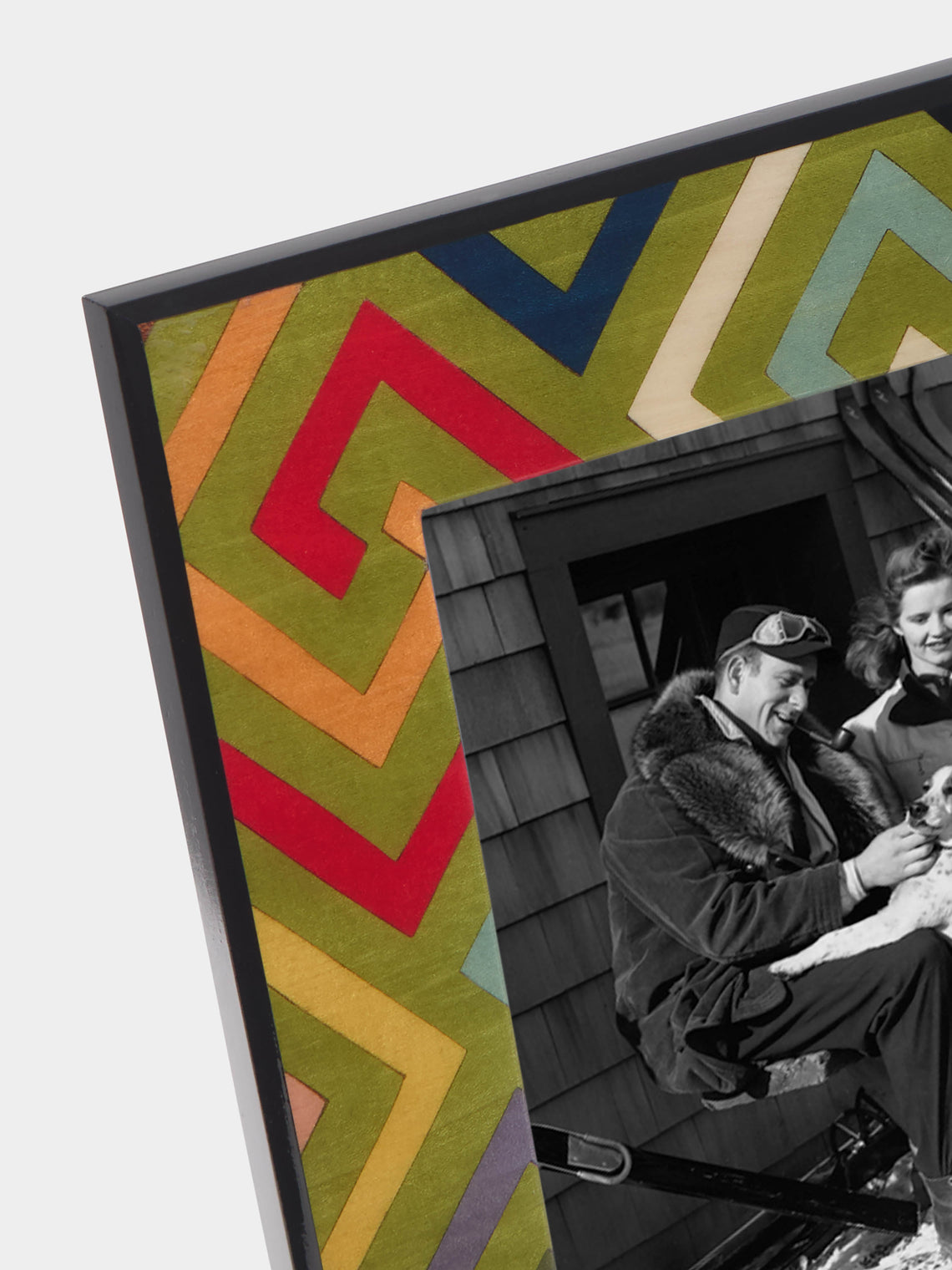 Biagio Barile - Labyrinth Wood Inlay Photo Frame -  - ABASK