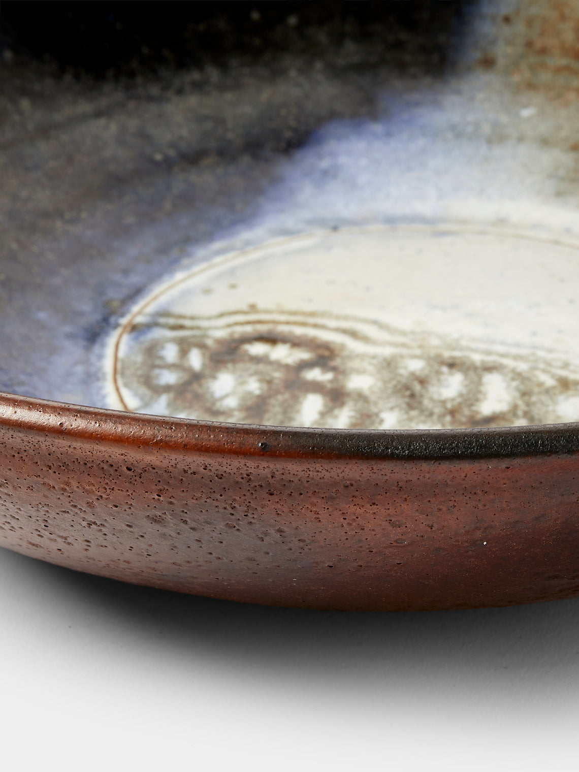 Antique and Vintage - Mid-Century Ceramic Abstract-Pattern Large Serving Bowl - Multiple - ABASK