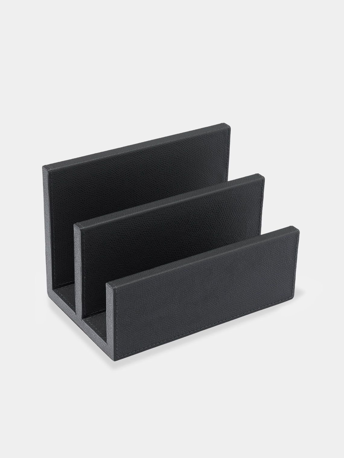 Giobagnara - Arthur Leather Letter Holder - Gray - ABASK