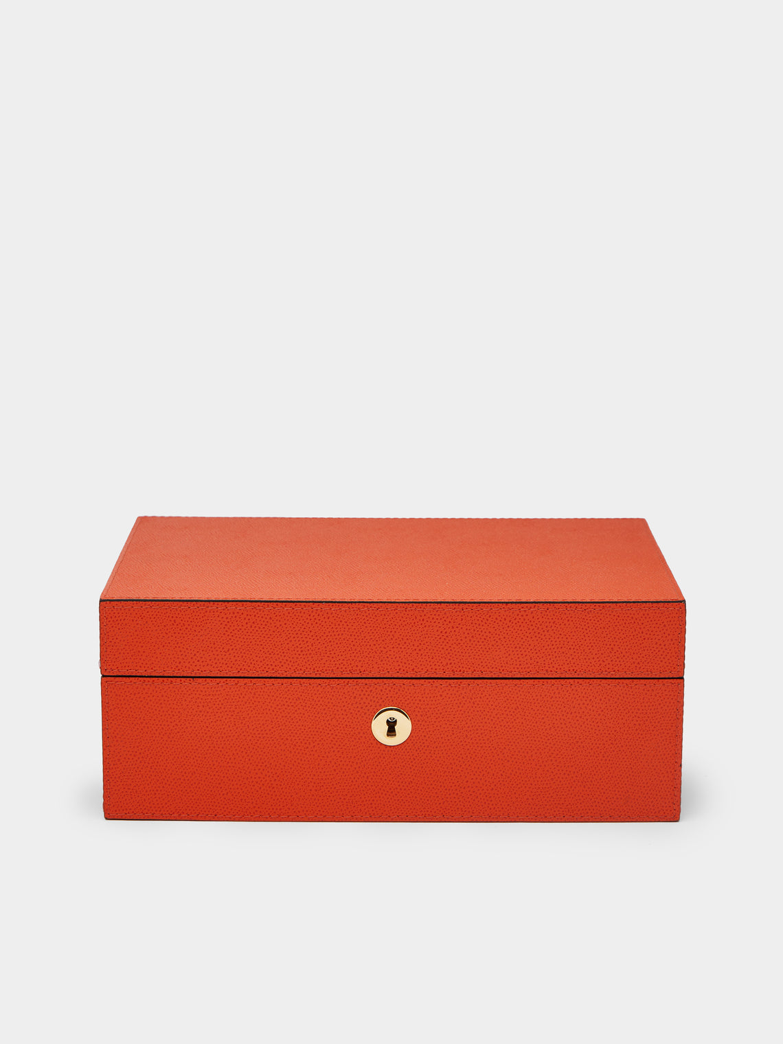 Giobagnara - Leather Jewelry Box - Orange - ABASK