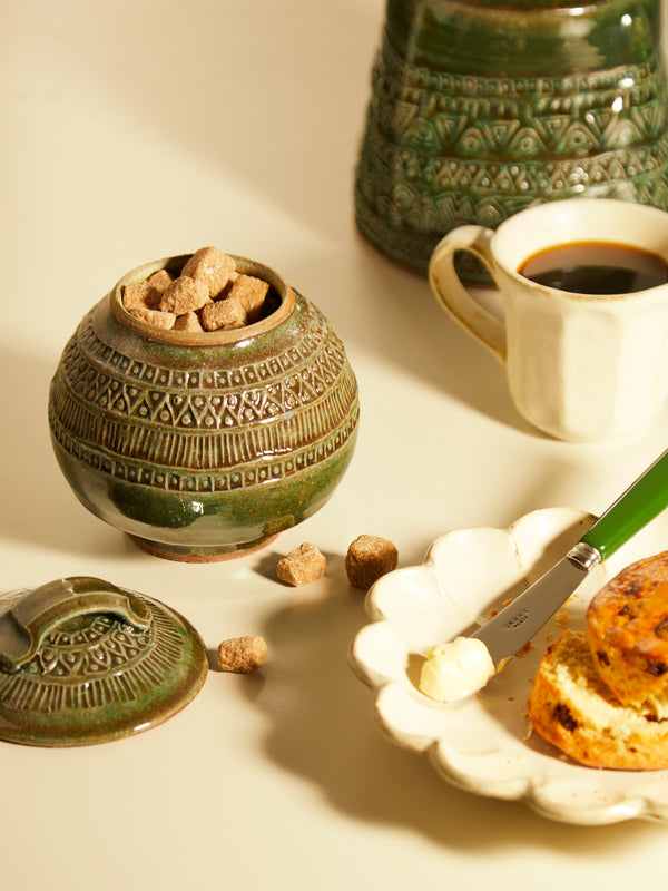 Matthew Foster - Ceramic Patterned Lidded Jar -  - ABASK