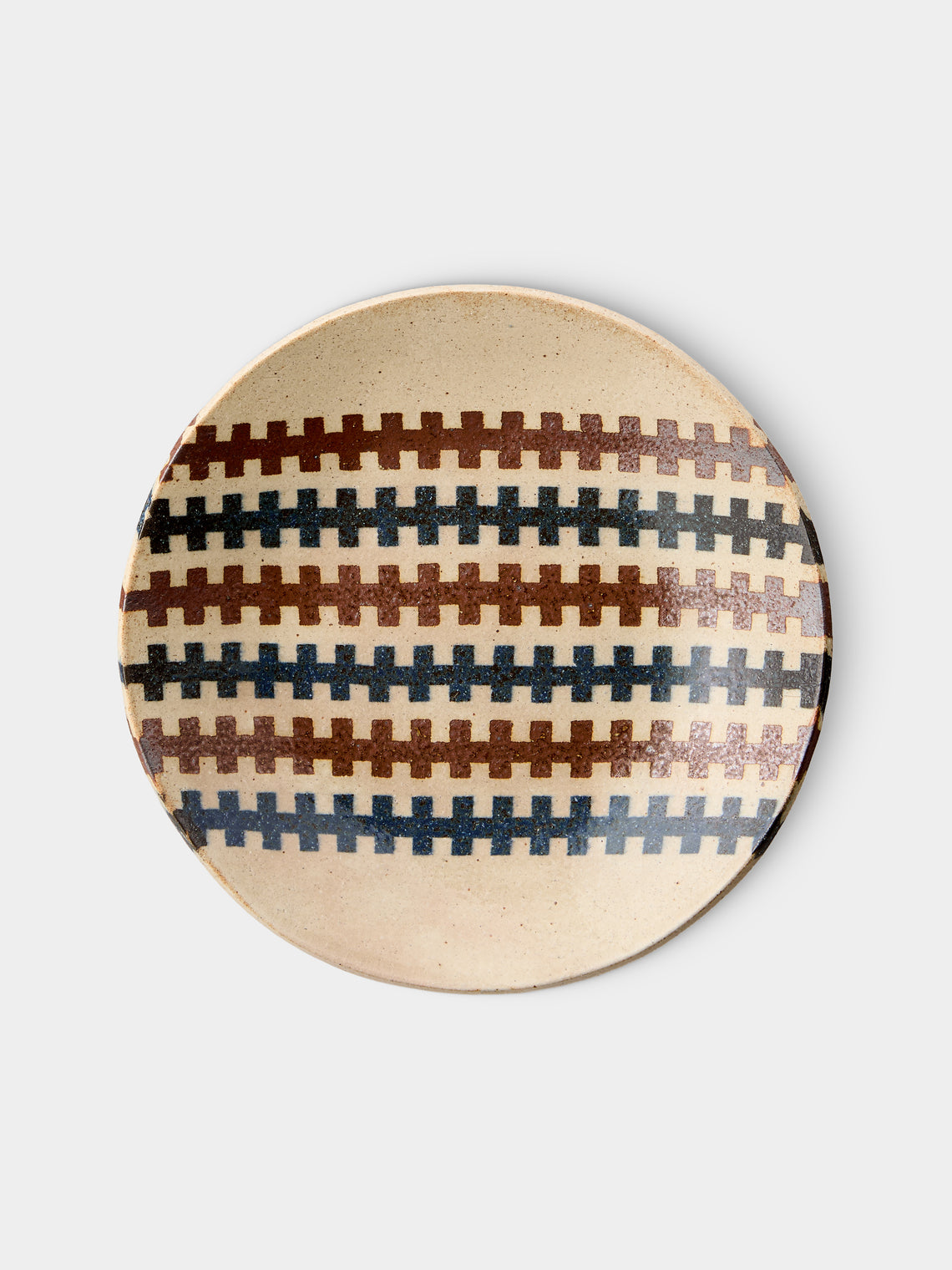 Makidani-gama - No. 1 Nerikomi Ceramic Plates – 8in/21cm (Set of 6) - Multiple - ABASK