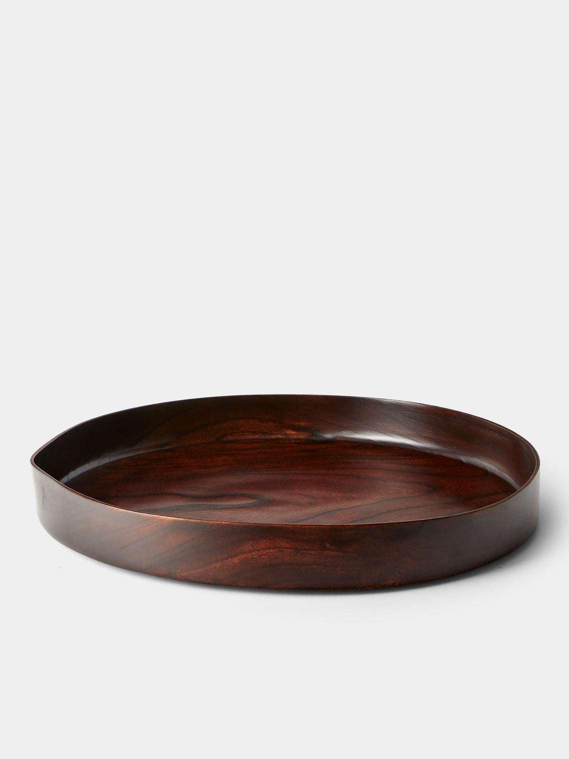 Suk Keun Kang - Hamji Ottchil Wood Low Bowl - Brown - ABASK - 