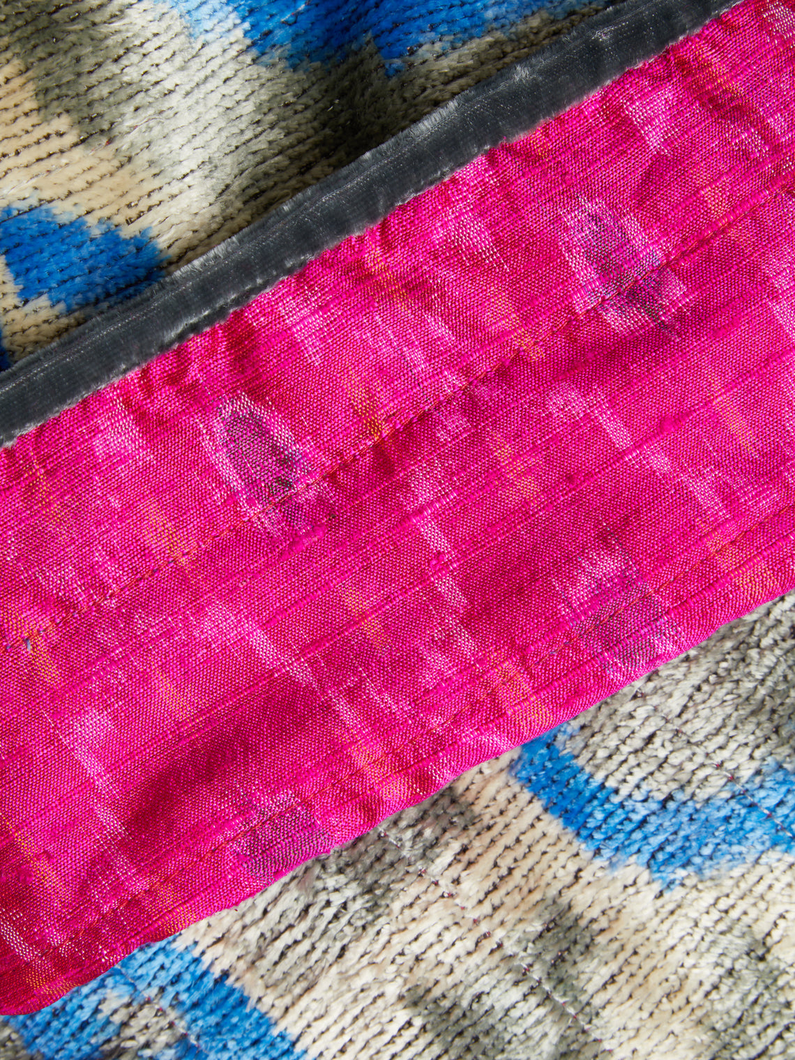 Nazzy Beglari - Hand-Loomed Ikat Silk and Cotton Reversible Robe | One Size -  - ABASK