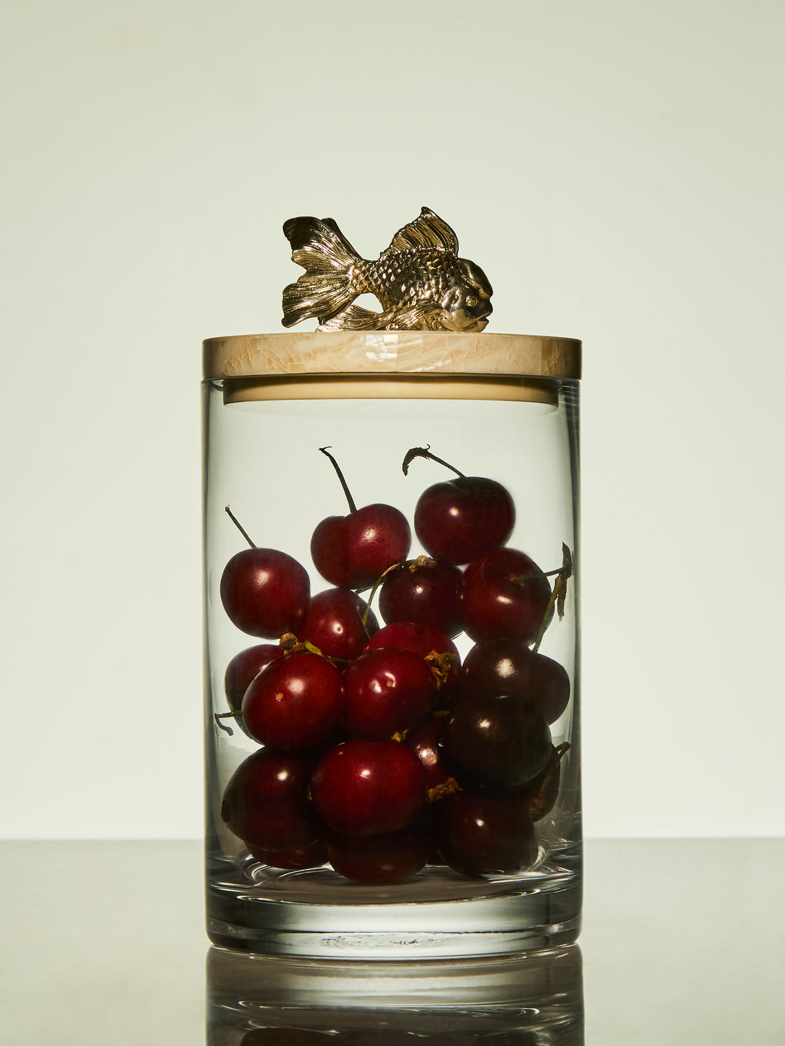 Objet Luxe - Silver-Plated, Shell and Glass Jar -  - ABASK