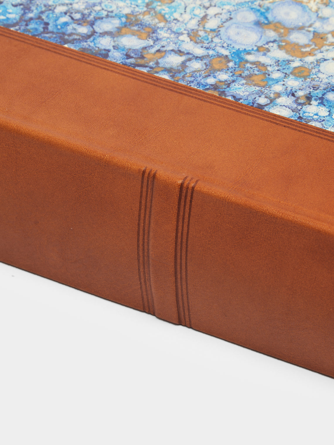 Giannini Firenze - Hand-Marbled Leather Bound Photo Album -  - ABASK
