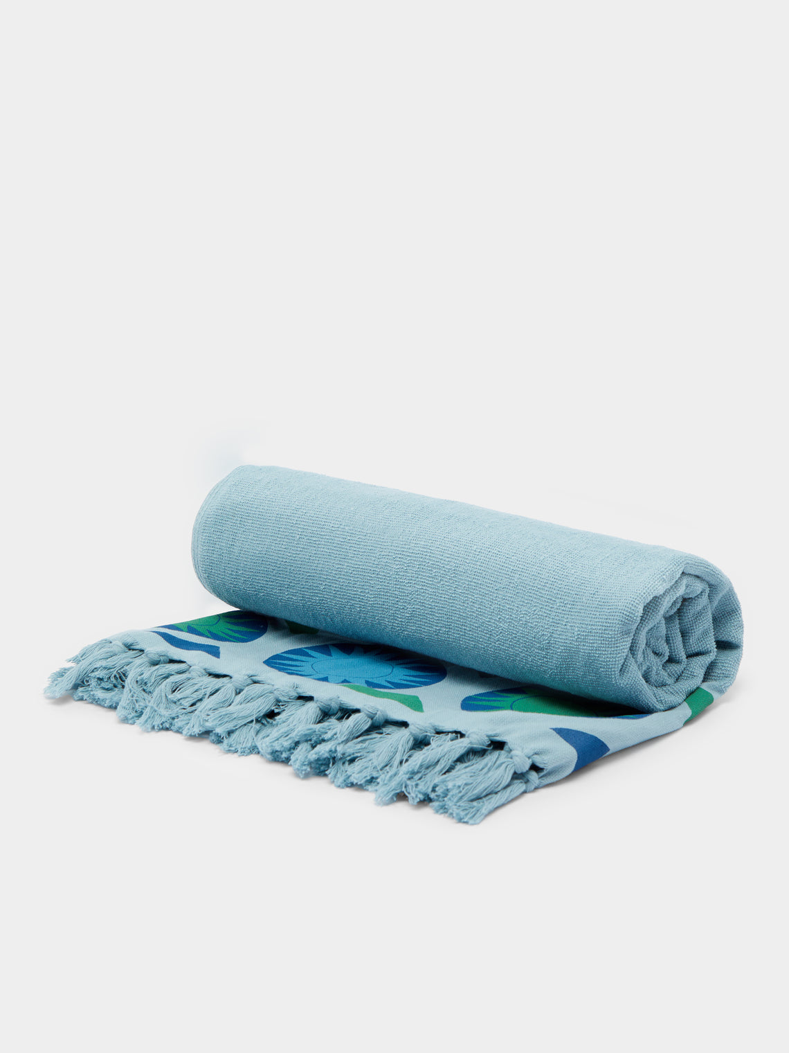 Anūt Cairo - Sunshine Hand-Printed Cotton Beach Towels (Set of 2) -  - ABASK