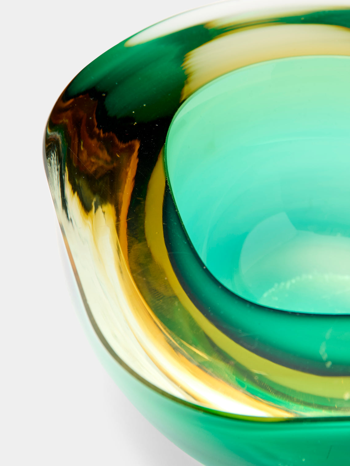 Antique and Vintage - Mid-Century Flavio Poli Murano Glass Ashtray -  - ABASK