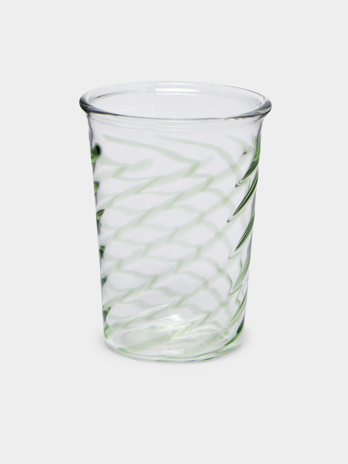 Anut - Swirl Hand-Blown Glass Tumblers (Set of 6) -  - ABASK - 
