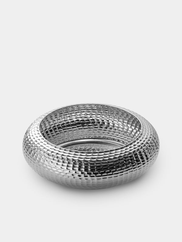 San Lorenzo - 1971 Franco Albini and Franca Helg Pannocchia Sterling Silver Saucer Bowl - Silver - ABASK - 