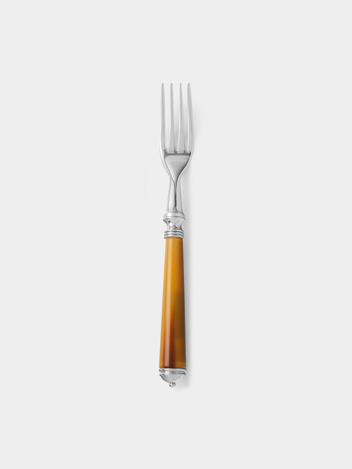 Alain Saint-Joanis - Marbella Dark Horn Resin Dinner Cutlery Set - Brown - ABASK