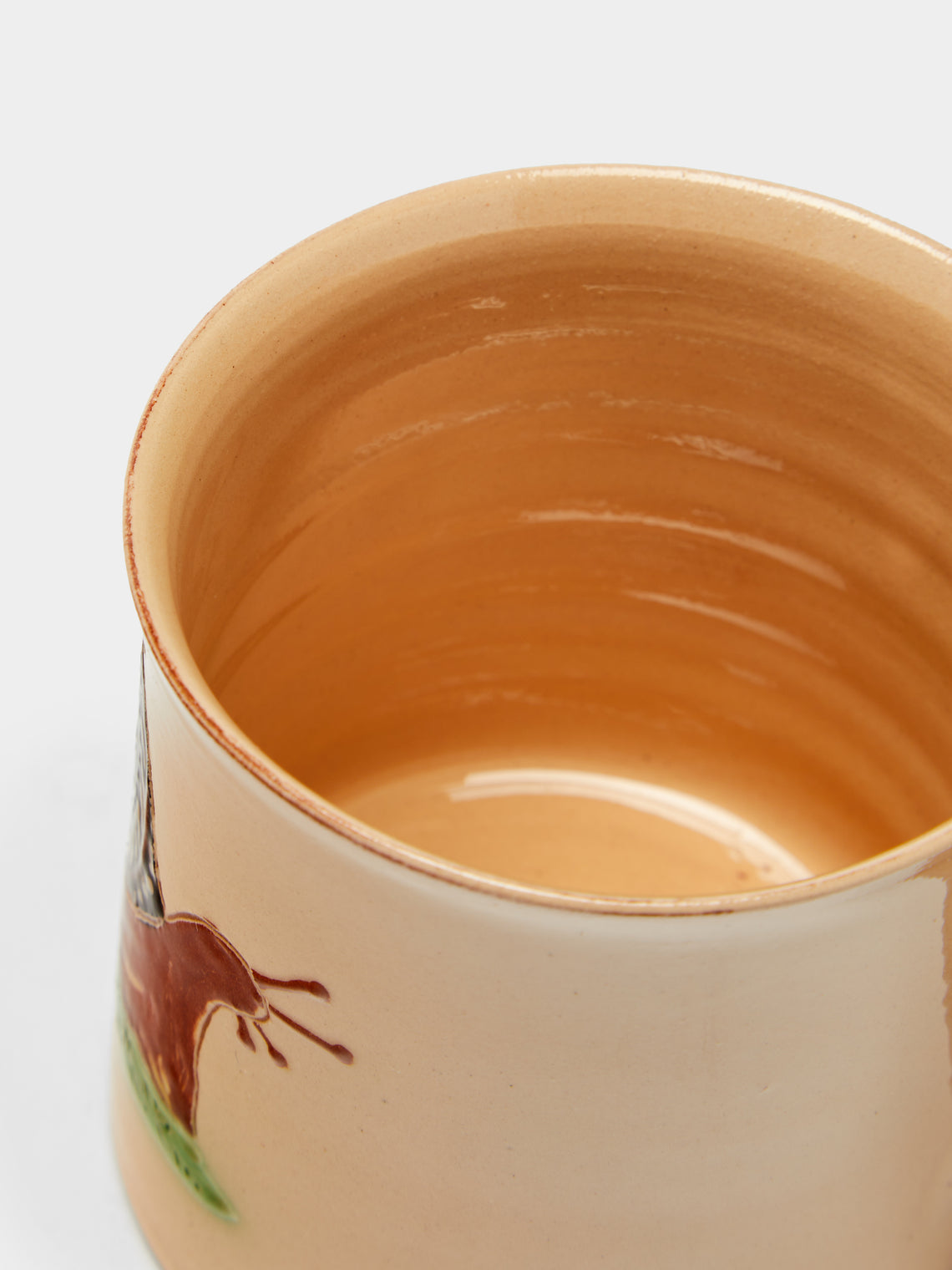 Poterie d’Évires - Snails Hand-Painted Ceramic Mugs (Set of 2) -  - ABASK