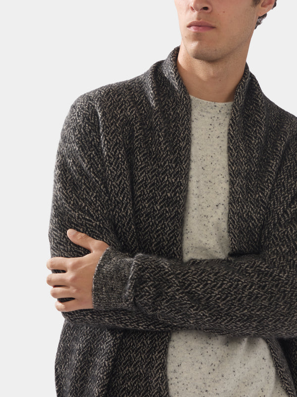 Men's Hamza Cashmere Colour-Block Sweater