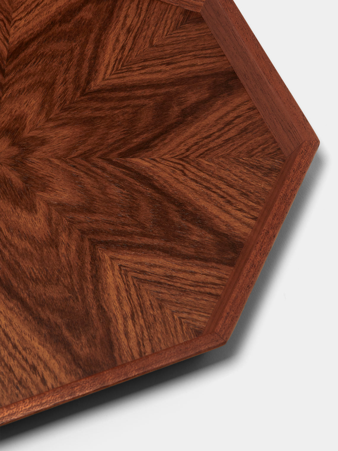 Mori Kougei - Poke Rosewood Square Tray (11in/27.5cm) - Brown - ABASK