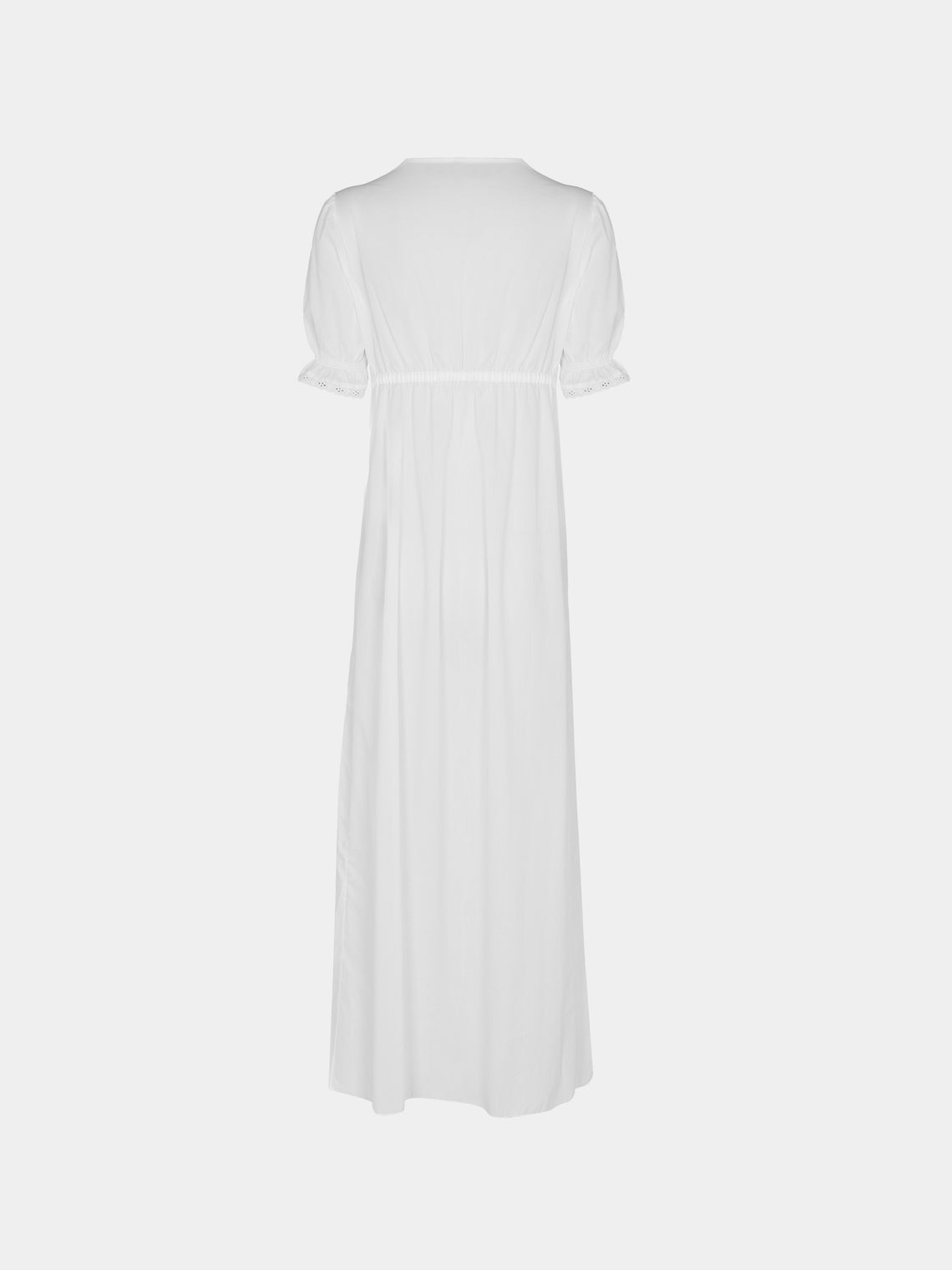 Loretta Caponi - Olga Embroidered Cotton Dress | Size: S -  - ABASK