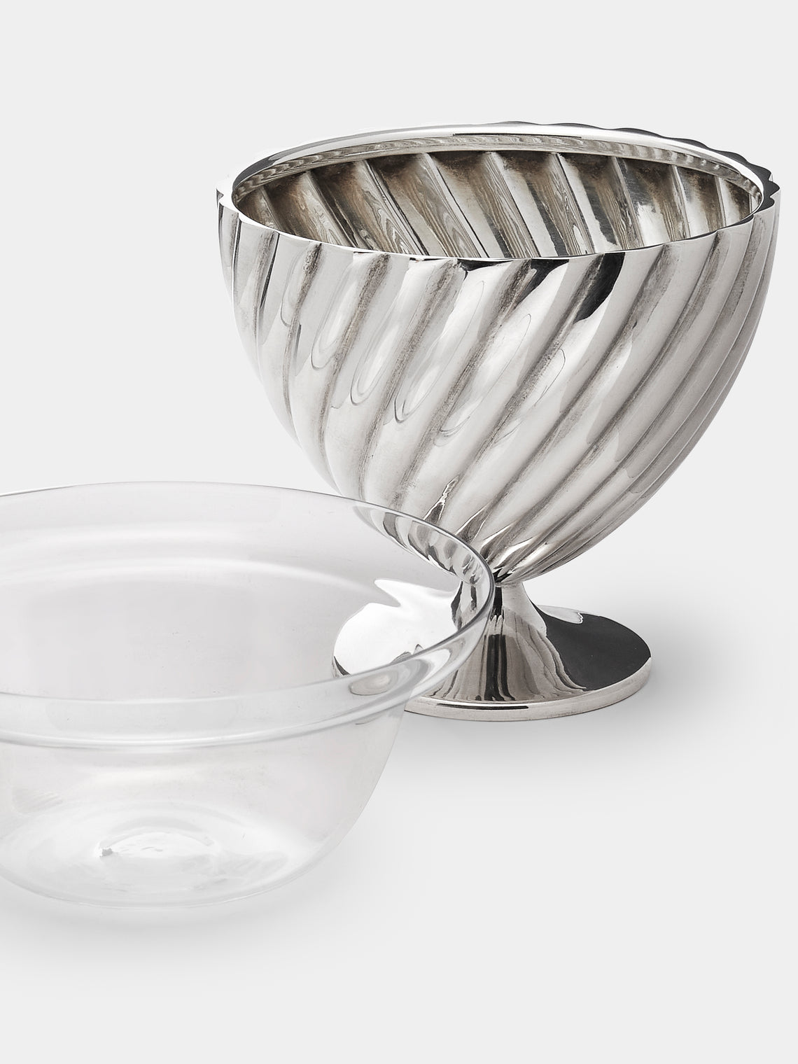 Antique and Vintage - 1900s Silver Caviar Bowl -  - ABASK