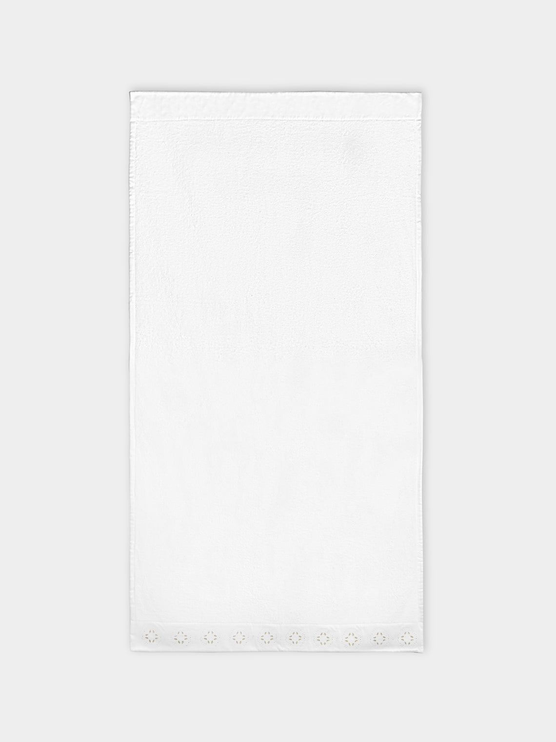 Loretta Caponi - Girandole Hand-Embroidered Bath Sheet -  - ABASK - 