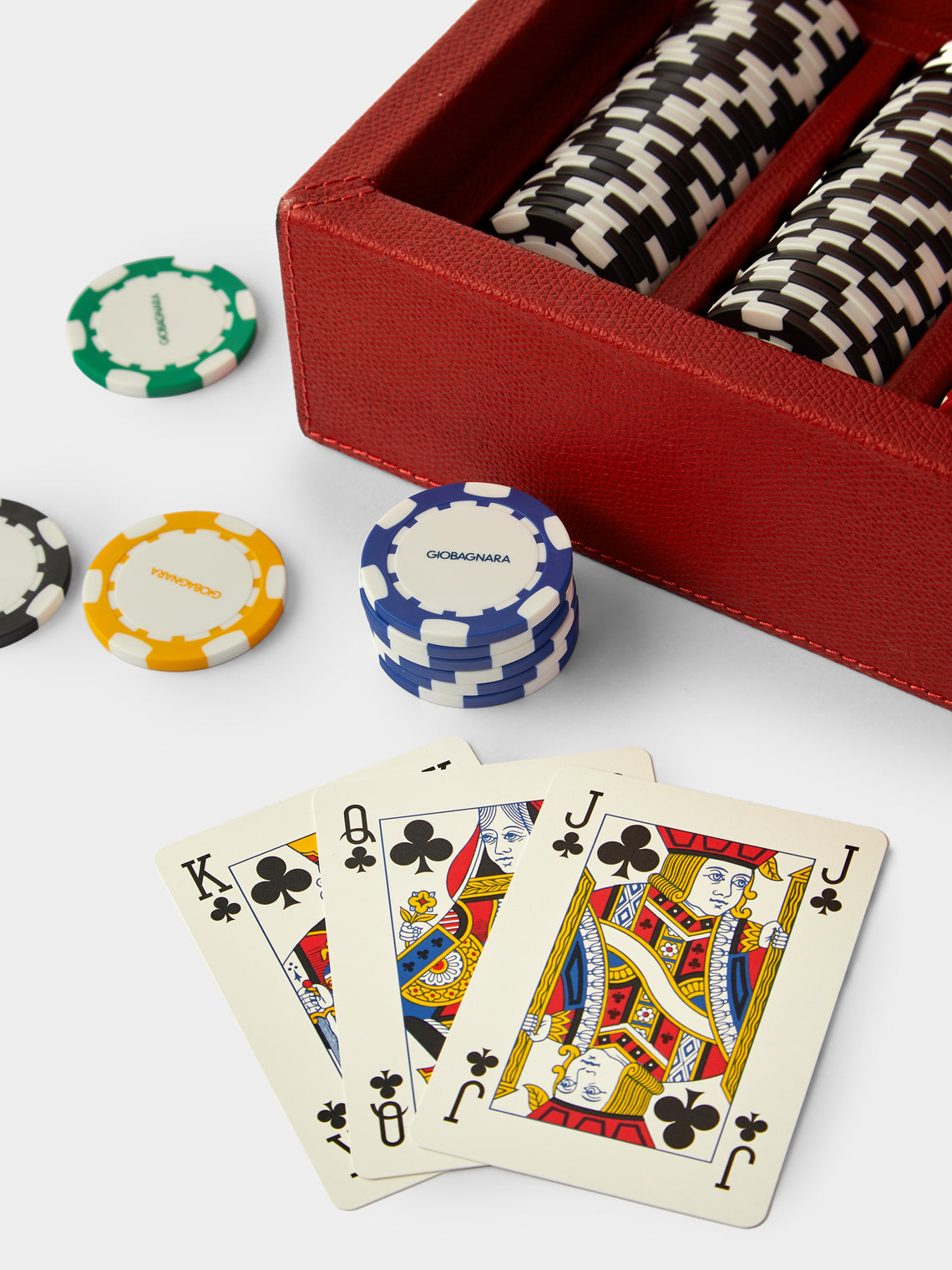 Giobagnara - Parma Leather Poker Set -  - ABASK